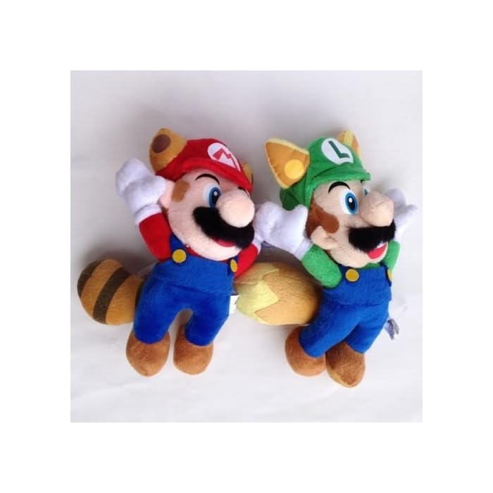 raccoon mario plush