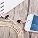 Cablex 3pcs 10FT Nylon Braided Charging Cable Cord 8-Pin Lightning to USB Cable Charger Compatible with iPhone 7/ 7 Plus/6/6s/6 plus/6s plus, iPhone 5/5s/5c,iPad, iPod and More(Gold)