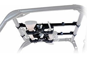 Seizmik OHGR UTV Over Head Gun Rack | Compatible with UTVs with 1.75 Inch Roll Cages | Side by Side Gun Rack | Compatible with Select Kawasaki, Honda, Polaris, Yamaha, and More UTV Side by Sides