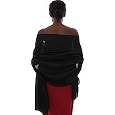 RUI VTRON Womens Scarf Pashmina Shawls and Wraps for Evening Dresses Like Chiffon Silk Scarf for Bridal Wedding