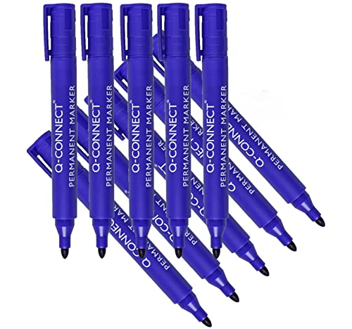 KF26046, Rotulador Marcador Permanente, Azul, caja de 10 piezas