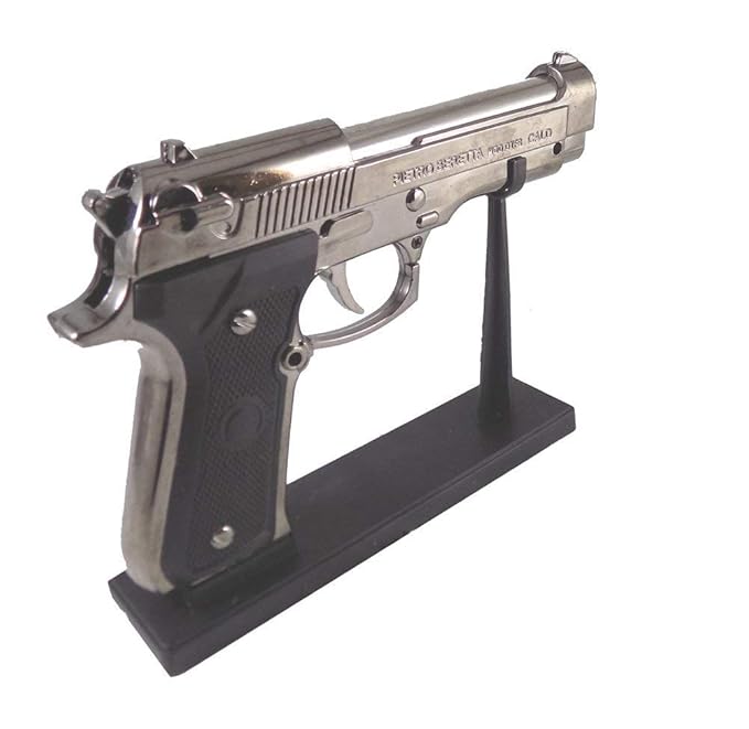 INDIA KA MAAL 9 mm Gun Lighter Pistol Metal Heavy Weight lighters Gas