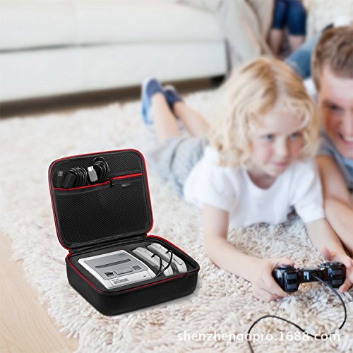 SNES Classic Case,YUDEG New Portable Travel Carry Case Bag Storage Box for Super NES Classic (SNES Classic Console not included) - Thumbnail 6