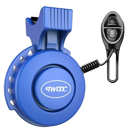 CHIYEEE Fahrradklingel USB Wiederaufladbar Wasserdichte Elektro-Fahrrad Bell Elektronisches Lenker Bell Ring für Mountainbike