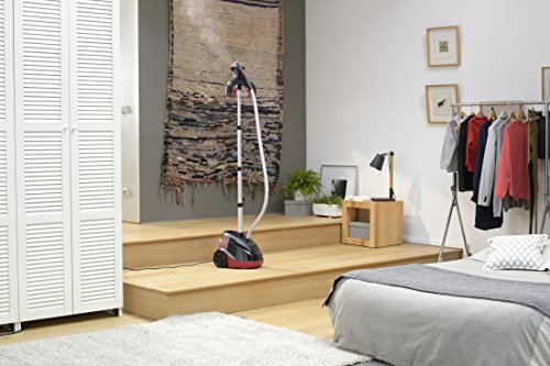 ایگرد | قیمت و خرید Tefal Master Precision 360 IT6540G0 Upright  Garment/Clothes Steamer, 1500 W, Black/Raspberry