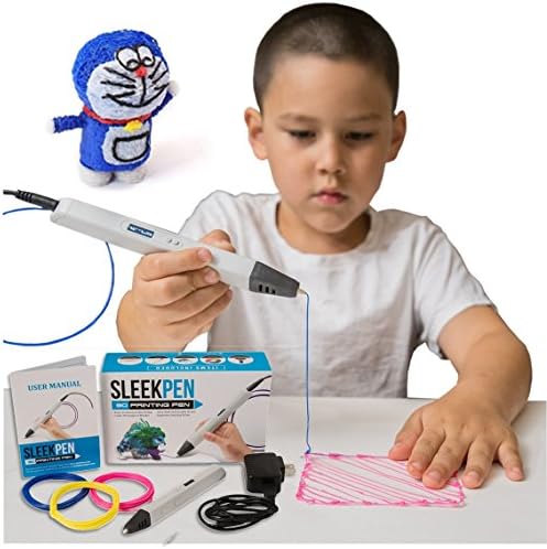 INDUXPERT 3D Printing Pen With Speed and Temperature Controls - Craft Prototypes, Sketches, Doodles, Displays, Sculptures - Great for Adults and Kids 8+ - OLED Display - Easy to Use - Ergonomic
