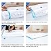 Suob Vacuum Storage Bags - 4 Pack (28 x 20inch) + 4 Pack (24 x 16inch) Space Saver Bags for Clothes Blankets Comforters - (8 Combo) Vacuum-Sealed, Double-Zip Seal Compression Bags for Maximum Storage