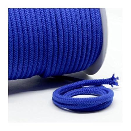 Baumwollkordel 6 mm, royalblau, 2m, 100% Baumwolle, col.728