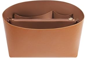 ZTUJO Purse Organizer Insert For Handbags For Le Pliage, Ultra-light Waterproof DupontPaper Upgraded Purse Organizer Insert (Brown, Medium)