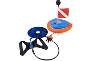 AQUAROBO 510-3.5H Diving Ventilator, Portable Rechargeable Scuba Diving Tank, Waterproof Air Compressor with 39 ft Hose & Diving Breathing Regulator Octopus Hookah with Mouthpiece