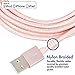 vCharged iPhone Charger Cable [2 FT] MFi Certified Lightning Cord Compatible with iPhone 12 Pro Max/11 Pro/X/Xs/iPad Air/Mini/AirPods (Pink/Rose Gold)