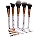 Tube Cosmetics Fency Makeup Brushes Set Professional Synthetic Make-up Brush Kit Marble Handle Design Eyeliner Eyeshadow Foundation Blush Powder Liuqids Cosmetics Tool With Opp Bags