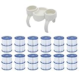 Bestway Plastic SaluSpa Drinks Holder and Snack Tray & Type VI Filters (24 Pack)