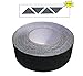 Anti Slip Tape, Non Skid Safety Walk Tape for Outdoor Indoor Stairs, Steps, Floors, Decking, High Traction Strong Grip, 2 Inch by 50 Feet, Black