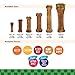 Nylabone Healthy Edibles Natural Puppy Chews Long Lasting Treats for Puppies, Turkey & Sweet Potato Flavor, X-Small/Petite (8 Count)