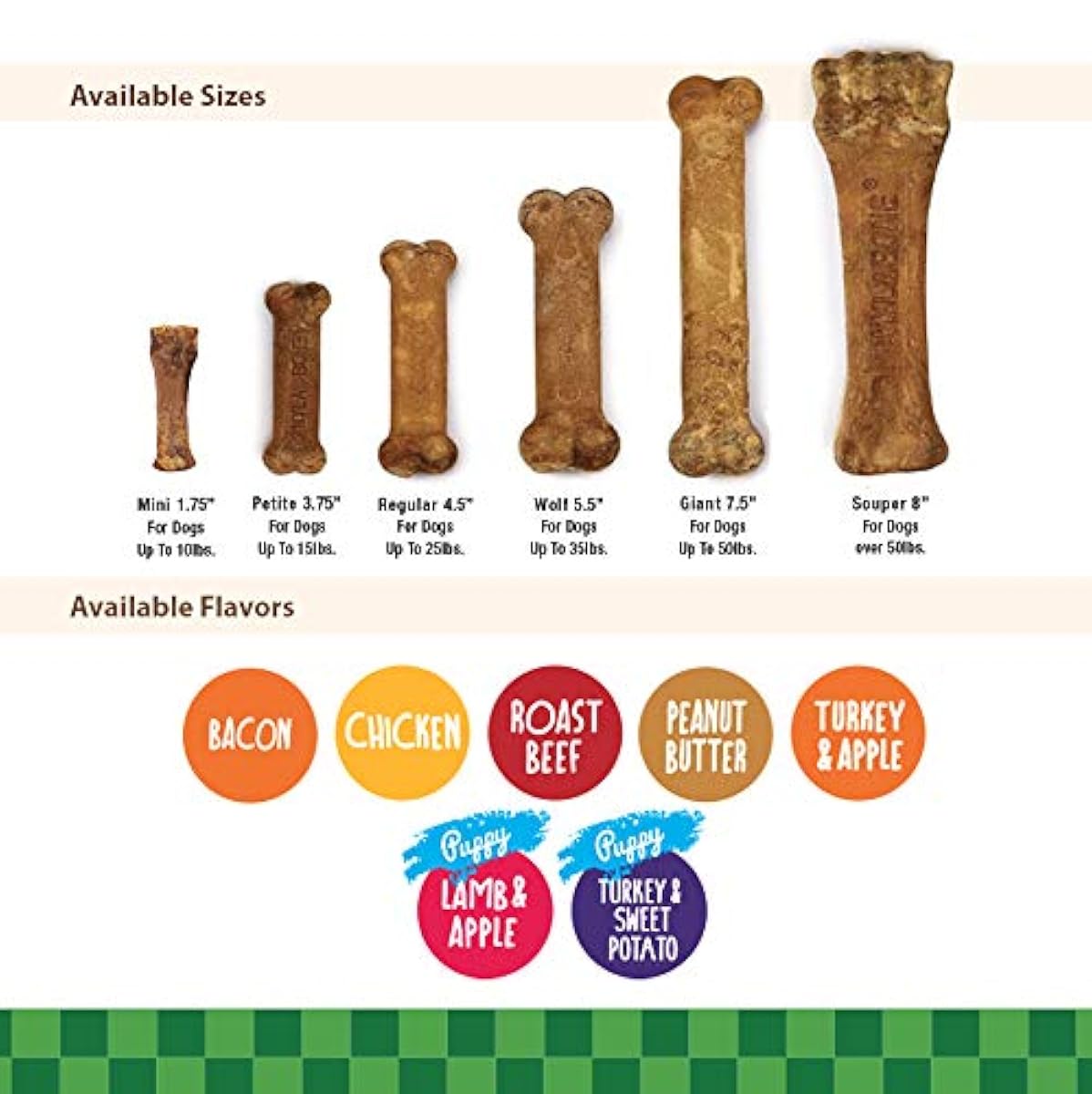 Nylabone Healthy Edibles Dog Chew Treat Bones for Medium Dogs, New eBay