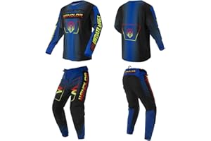 MENDLOR Motocross Jersey Pant Combo Mens Women Dirt Bike MX Gear Set Enduro Offroad Riding Racewear Adult Racing Set