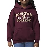 Barnesmith NCAA Unisex Youth Hooded Sweatshirt, Vintage Logo, Color