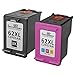 SPEEDYINKS Remanufactured Ink Cartridge Replacement for HP 62XL 62 XL C2P05AN High Yield (1 Black, 1 Tri-Color, 2-Pack) Compatible with HP Envy 7640 5660 5545 7644 7645 OfficeJet 5740 5746