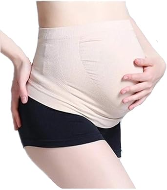 Fake Padded Belly Fake Pregnancy Bump Seamless Band With Sponge Pad At Amazon Women S Clothing Store