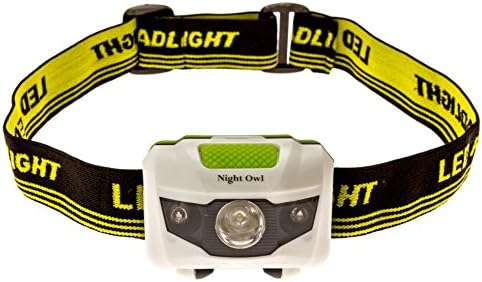 Multifunctional LED Headlamp by Night Owl Super Bright UV Flashlight, 240 Lumens, Waterproof, Lightweight Headband for Sports, Hiking, Trail Running, Camping, Backpacking, Emergencies &amp; Power Outages