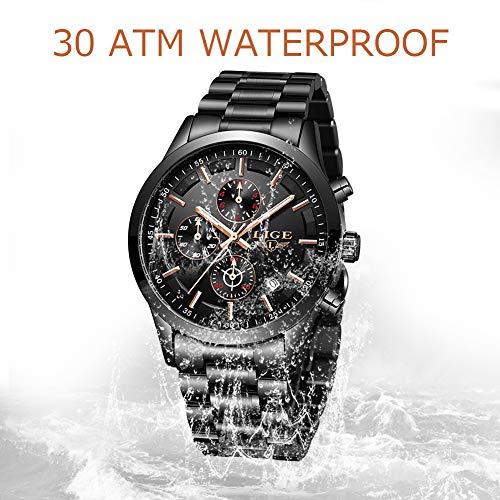 LIGE-Relojes-para-Hombres-Deportes-Militares-Reloj-de-Negocios-de-Acero-Inoxidable-a-Prueba-de-Agua-para-Hombre-con-Fecha-analogica-de-Cuarzo-Reloj