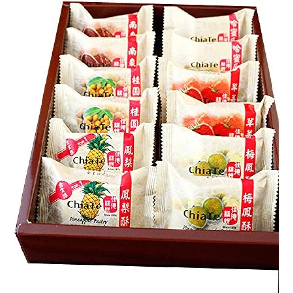Amazon.com : ChiaTe Pineapple Pastry 6pcs/box 佳德鳳梨酥
