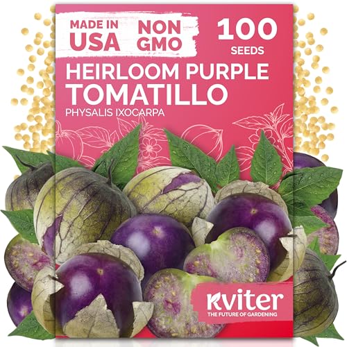 100 Purple Tomatillo Heirloom Vegetable Seeds
