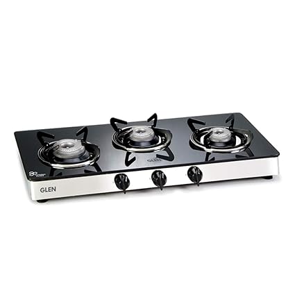 Buy Glen Kitchen Cooktop Gl 1033 Gt Glass Gas Stove Silver