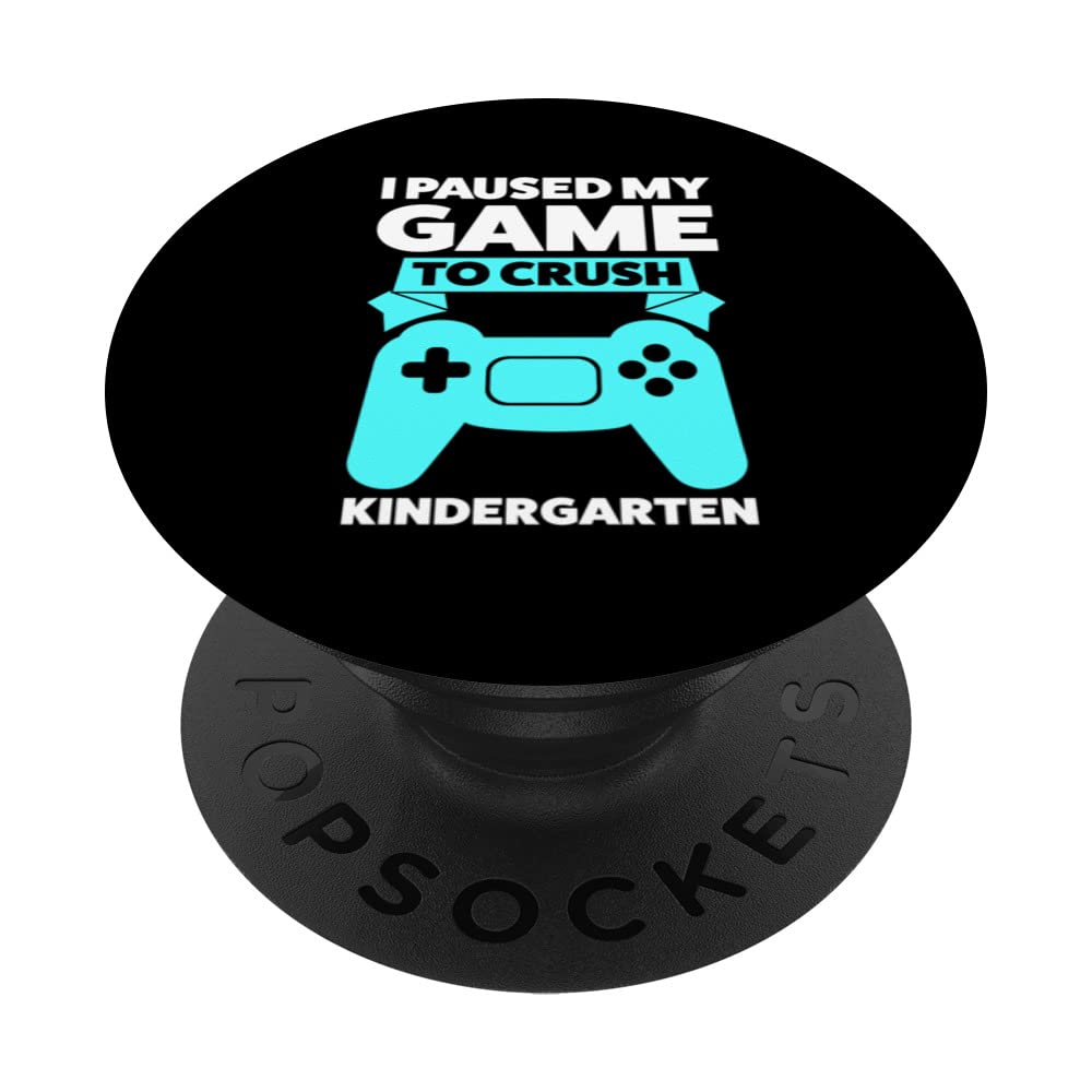 I paused my game to crush kindergarten kindergarten graduate PopSockets Swappable PopGrip