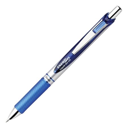 Pentel Gel-Tintenroller EnerGel BL77-C mit Druckmechanik, 12 Stück