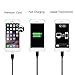 Aonsen iPhone Cable,3Pack 10FT Nylon Braided Charging Cord 8 Pin to USB Lightning Cable Charger for iPhone 7/SE/5/5s/6/6s/6 Plus,iPad Air/Mini,iPod,Compatible with iOS10(White-Black)