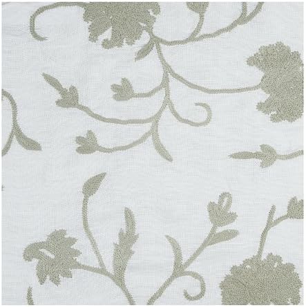 Parliament Collection Harmony 100-Percent Linen Lined Drape, 50 by 108-Inch, Ivory