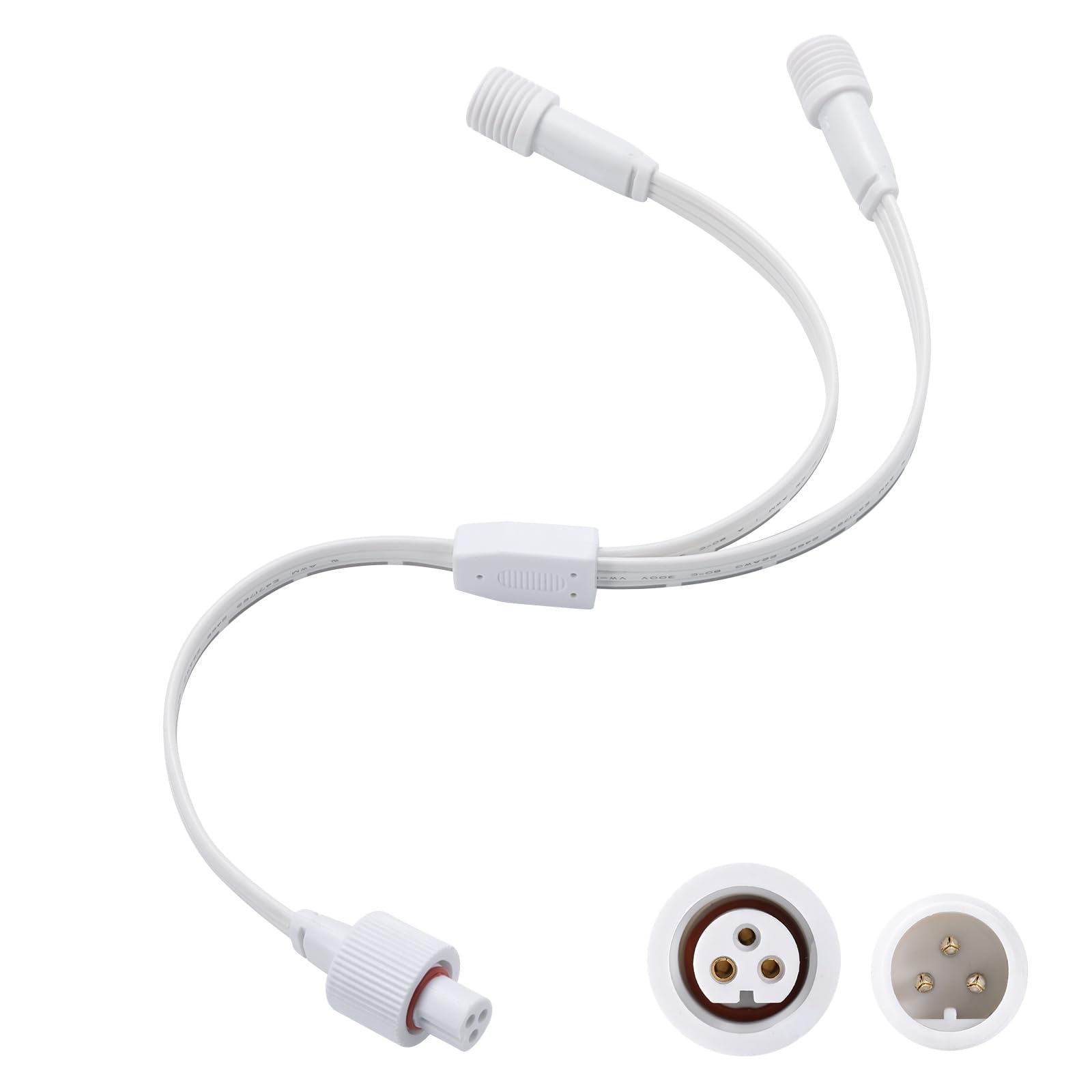 Photo 1 of Permanent Outdoor Lights Y-Shaped Extension Cable?IP68 Rated, Compatible with Govee and H705A H705B H705C, H706A H706B H706C Permanent Outdoor Lighting Systems