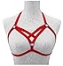 JELINDA Harness Bra Adjustable Cage Cupless Bra Black Body Harness for Women