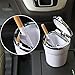 KDL Cigarette Ashtray Portable Stainless Holder Cup Car Travel LED Blue Light£¨White £