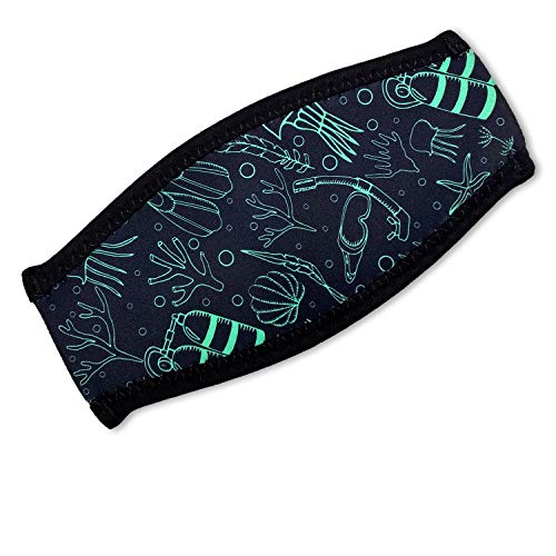 Flow Scuba Gear - Neoprene Cover for Dive and Snorkel Mask Strap (Scuba Gear) - Thumbnail 2