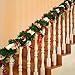 Lvydec 36 Feet Christmas Garland Clearance, 2 Strands Artificial Pine Garland Soft Greenery Garland for Holiday Wedding Party Decoration, Outdoor/Indoor Use