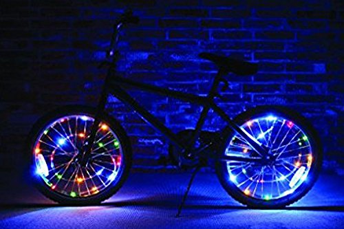 Bicycle Wheel Lights - Ultra Bright Waterproof LED by Oceanstar (Multi-Color) - Thumbnail 5