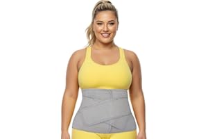 Abdominal Binder Post Surgery Tummy Tuck - Postpartum Belly Band Wrap | Post C Section Belly Binder Recovery | Stomach Compre
