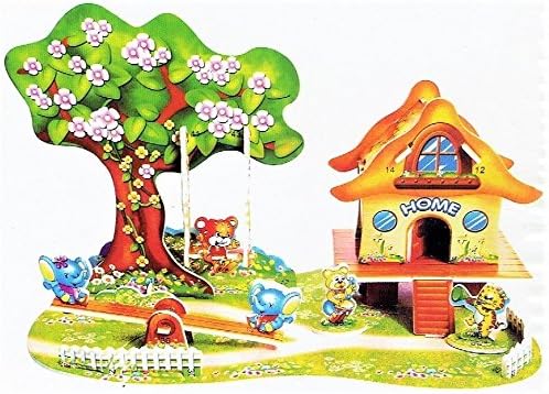 3D Model Jigsaw Puzzle Educational Toy DIY Animal Paradise (29 Pieces)