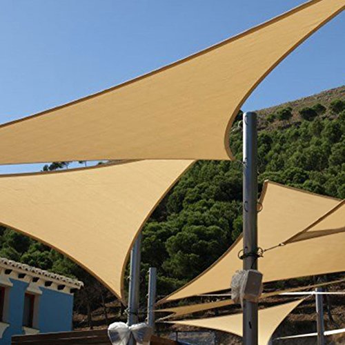 Shade&Beyond Triangle Sun Shade Sail Canopy 16'5