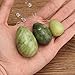 ELEGIANT Set of 3 Natural White Jade Egg for Kegel Exercise Pelvic Floor Muscles Vaginal Exercise Yoni Egg Ben Wa Ball Health Care for women gift