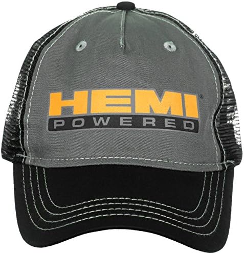 H3 Headwear Dodge Hemi Powered Gray &amp; Black Adjustable Ball Cap