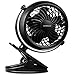 SUNPOLLO Clip on Fan and Desktop Fan 2 in 1, Battery Operated Fan for Baby Stroller, Home and Car USB or Battery Powered [4 AA Batteries Required, (not Included)]