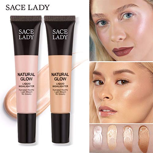 Aviat 4 Colors Highlighter Concealer Makeup Liquid Foundation Brighten Skin Color Shimmer Face Repair for Blemish, Acne, Scars - Thumbnail 2
