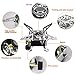 fannuoyi Outdoors Mini Camping Foldable Stove Burner, Backpacking Stove, 2800W Gas Stove Furnace Picnic Cooking Furnace with Bag & Insulation Platethumb 1