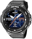 Casio Men's 'PRO TREK' Quartz Resin Outdoor Smartwatch, Color:Black (Model: WSD-F20-BKAAU)