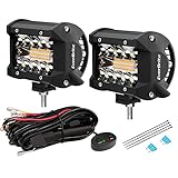 EverBrite 2PCS 4 Inch 60W Led Pods, Off Road Light