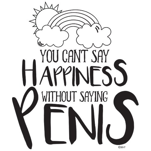 Twisted Wares Cocktail Napkin (Can’t Say Happiness)